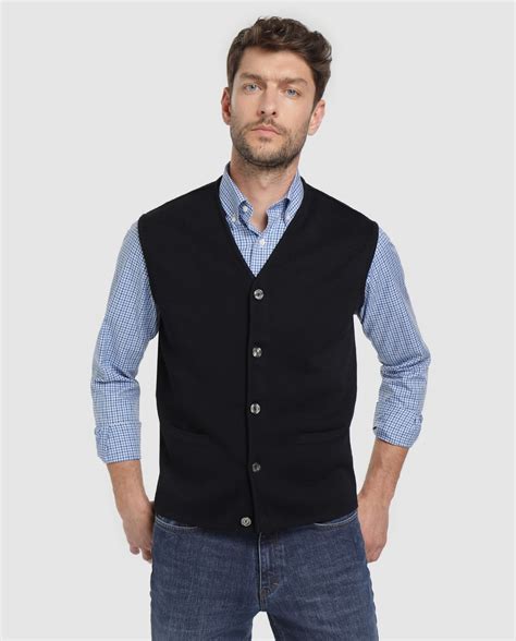 Chaquetas y chalecos de punto para hombre 